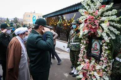 تشییع پیکر شهید نیروی انتظامی 