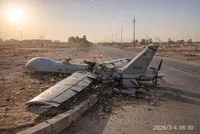 نیروی دریایی ارتش یک فروند پهپاد لوکاس را منهدم کرد