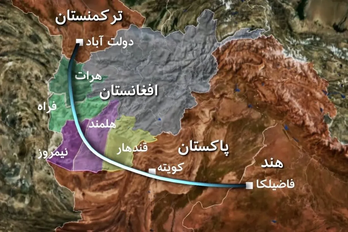 طالبان از تکمیل پروژه «تاپی» در هرات تا پایان سال جاری میلادی خبر دادند