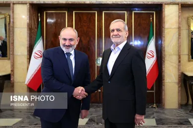 عکس‌هایی از دیدارهای مهمانان مراسم تحلیف با رئیس جمهور