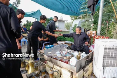 گزارش تصویری | زائران پیاده کربلا در طریق العلما