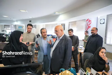 بازدید اعضای شورای اسلامی شهر مشهد از روزنامه شهرآرا