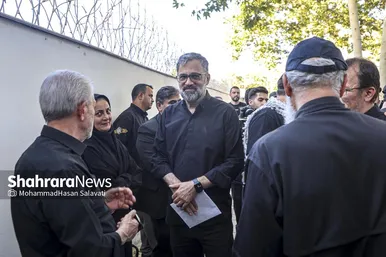 گزارش تصویری | اجرای دیوار نگاره «قوموا لله» با حضور هنرمندان بین المللی در مشهد