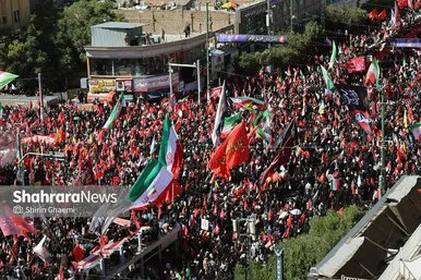 گزارش تصویری | تصاویر هوایی مراسم تشییع پیکر رهبر شهید انقلاب اسلامی