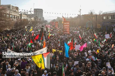 گزارش تصویری | مراسم تشییع پیکر شهدای مدافع امنیت در مشهد (۲۲ دی ۱۴۰۴) - ۲
