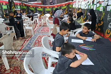 ظهر عاشورا در هیئت قندهاری‌های مشهد