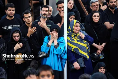 خیمه سوزان عصر عاشورا در مشهد