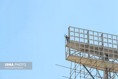 گزارش تصویری | آخرین وضعیت بازسازی ورزشگاه آزادی