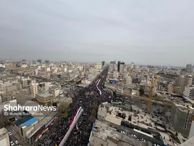 ویدئو | حماسه آفرینی مردم مشهد در میدان شهدا در راهپیمایی روز قدس با شعار مرگ بر آمریکا