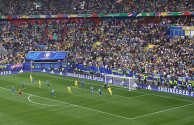 عکس‌هایی از بازی بین تیم‌های اوکراین و اسلواکی در یورو ۲۰۲۴