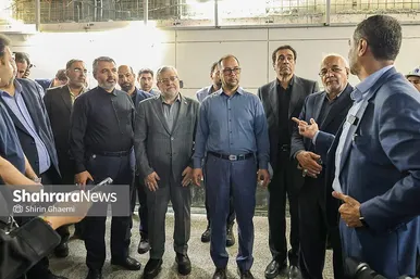 گزارش تصویری | بازدید شهردار مشهدمقدس از ایستگاه بسیج خط 3 قطار شهری
