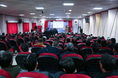 مراسم آغاز عملیات اجرایی طرح شبکه جمع آوری و انتقال فاضلاب شهر رضویه