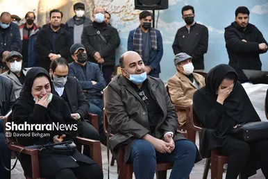 مراسم تشییع و تدفین پیکر «سعید تشکری» در حرم مطهر رضوی