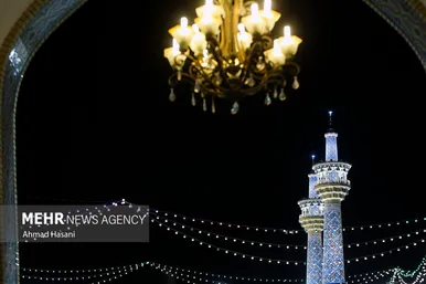 حال و هوای حرم مطهر رضوی در شب میلاد امام جواد (ع)