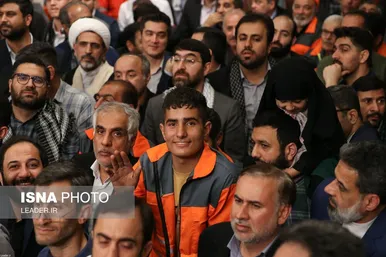 دیدار کارگران با رهبر معظم انقلاب