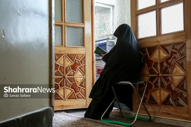 مراسم ترتیل‌خوانی بانوان در حرم مطهر رضوی