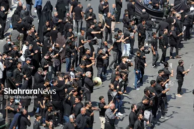 عزاداری روز تاسوعا در مشهد مقدس