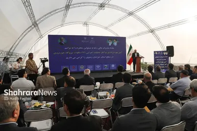 آیین بهره‌برداری و آغاز عملیات اجرایی ۲۹۶ مگاوات نیروگاه خورشیدی