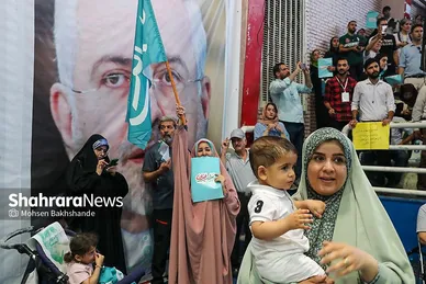عکس‌هایی از سفر انتخاباتی «مسعود پزشکیان» به مشهد