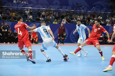 عکس‌هایی از دیدار تیم‌ ملی فوتسال افغانستان و آرژانتین