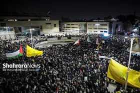 شهر امام رضا (ع)، هم&zwnj;صدا با کودکان قدس| اجتماع عظیم مشهدی&zwnj;ها در حمایت از مظلومان غزه برگزار شد+ فیلم (۲۷ آبان ۱۴۰۲)