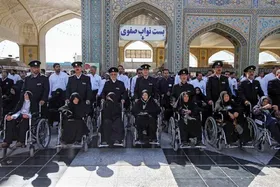 زائرانی به مهربانی پدر و مادر | قرارگاهی کنار پنجره&zwnj;فولاد + فیلم