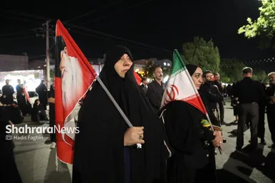 گزارش تصویری | یکصدو شانزدهمین شب حضور مردم مشهد در خیابان (۳ تیرماه ۱۴۰۵)