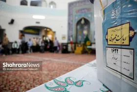 ترافیک سنگین پیرامون حرم امام&zwnj;رضا(ع) در روز انتخابات (۸ تیر ۱۴۰۳)