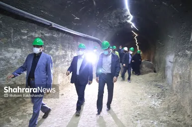 بازدید اعضای شورای اسلامی شهر مشهد از خطوط قطار شهری مشهد