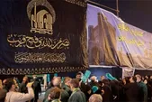 پذیرایی خادمان رضوی از زائران حضرت موسی بن جعفر(ع) در کاظمین 