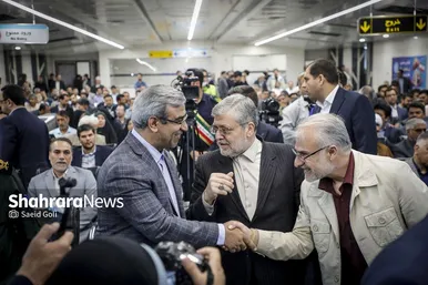 گزارش تصویری | آیین بهره‌برداری از ایستگاه پایانی خط دو مترو (شهید فکوری) مشهد (۱۳ اردیبهشت ۱۴۰۴)