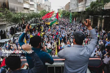 گزارش تصویری | راهپیمایی ضد صهیونیستی مردم مشهد