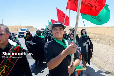 گزارش تصویری | آغاز موج پیاده‌روی زائران به مشهد همزمان با ایام شهادت امام رضا(ع)