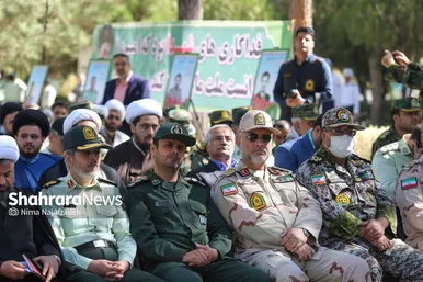 غبارروبی گلزار شهدای فراجا در مشهد
