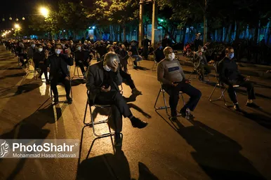 مراسم احیاء شب بیست و یک رمضان در بلوار امامت مشهد