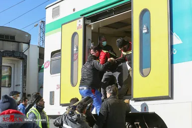 برخورد دو قطار مترو تهران ـ کرج