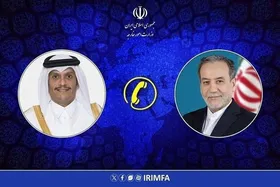 وزیران خارجه ایران و قطر در مورد وقایع اخیر در تنگه هرمز رایزنی کردند (۱۷ تیر ۱۴۰۵)