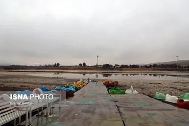 گزارش تصویری | کم آبی «سراب نیلوفر» همچنان ادامه دارد