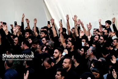 آیین خیمه سوزان عصر عاشورا در مشهد