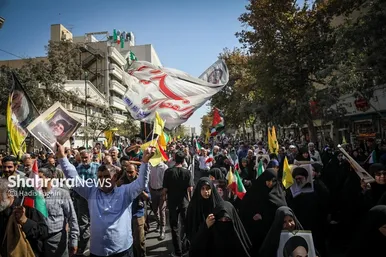 گزارش تصویری | راهپیمایی جمعه «خشم و نصر» در مشهد