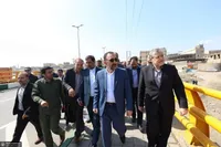 تقدیر استاندار از مدیریت شهری مشهد | تعریض پل دهرود مشکل ترافیک مردم را حل کرد + فیلم
