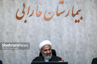 گزارش تصویری | بازدید حجت‌الاسلام نصرالله پژمانفر، رییس کمیسیون اصل نود مجلس، از بیمارستان فارابی مشهد