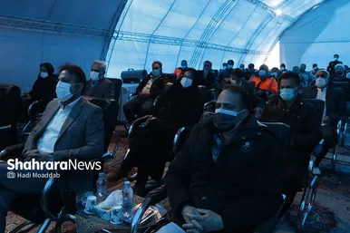 آیین افتتاح پل طبرسی به رسالت در مشهد