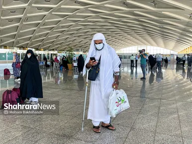 بازگشت اولین کاروان حجاج خراسانی
