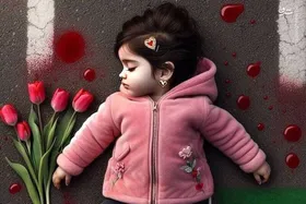 حضور خانواده&zwnj;ها و دخترانشان بر مزار دختر کاپشن صورتی در سالروز شهادت سردار سلیمانی + عکس