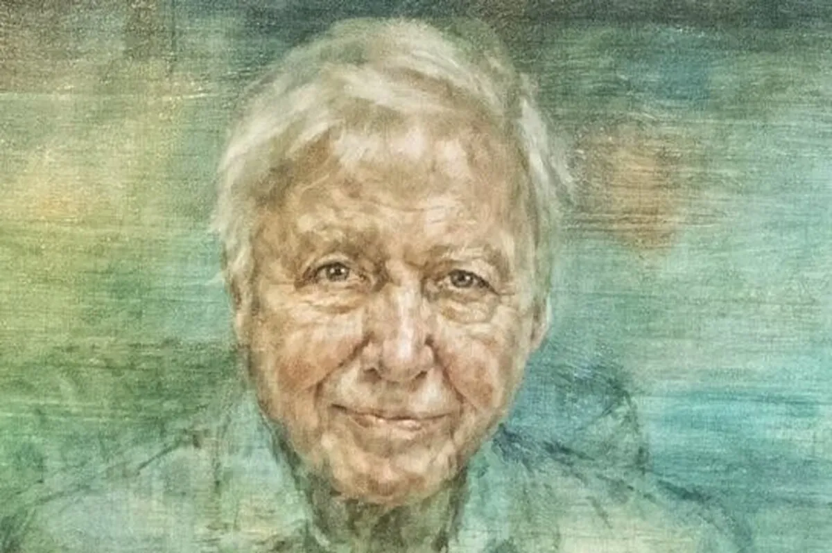 رونمایی از پرتره جدید نقاش جنجالی