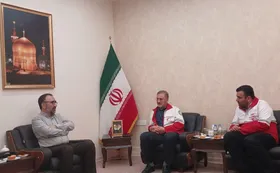 دبیرکل جمعیت هلال احمر کشور با استاندار خراسان رضوی دیدار کرد