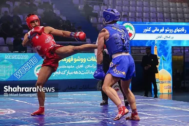 گزارش تصویری | مسابقات ووشو قهرمانی کشور در مشهد ۲