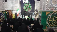 استقبال باشکوه از بانوان خادم عتبه کاظمیه در حرم مطهر امام رضا(ع)