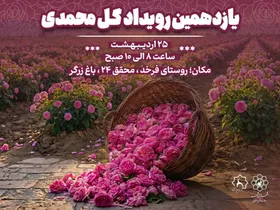 برگزاری یازدهمین رویداد فرهنگی&ndash;گردشگری گل محمدی در فرخد